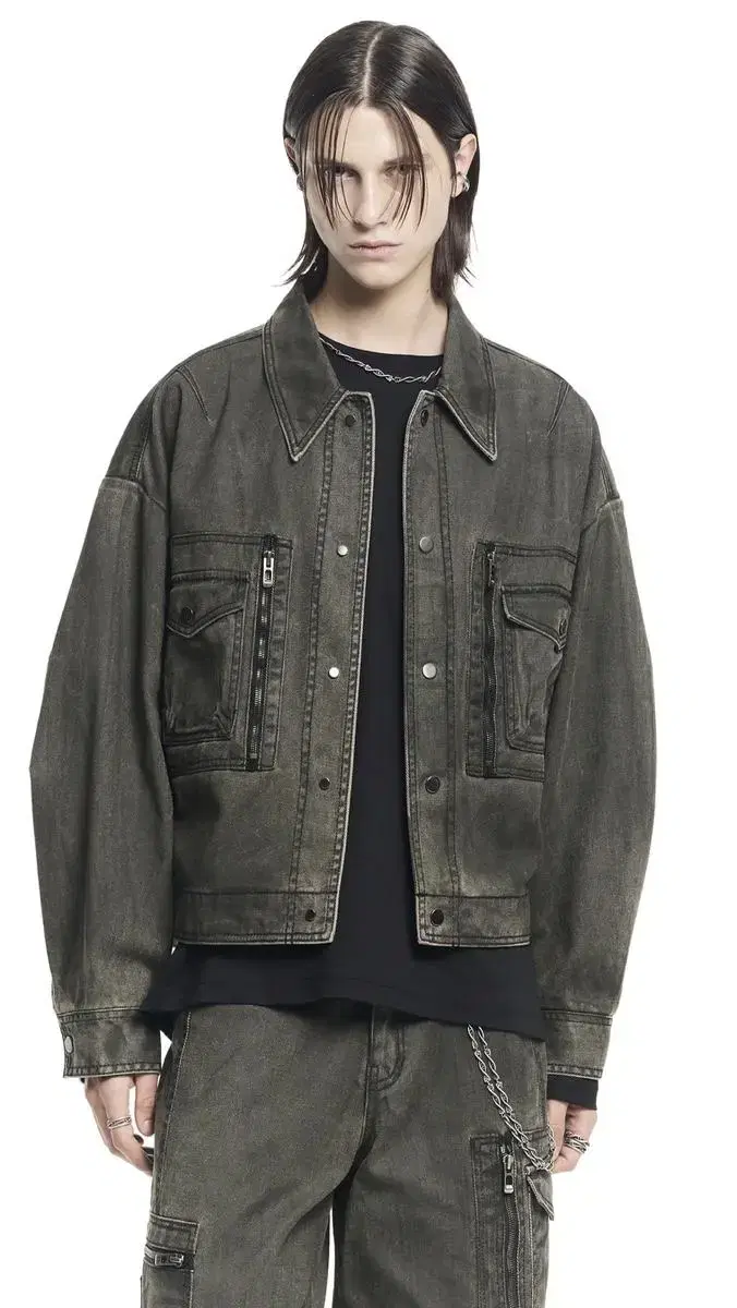 DESERT BLACK DENIM JACKET